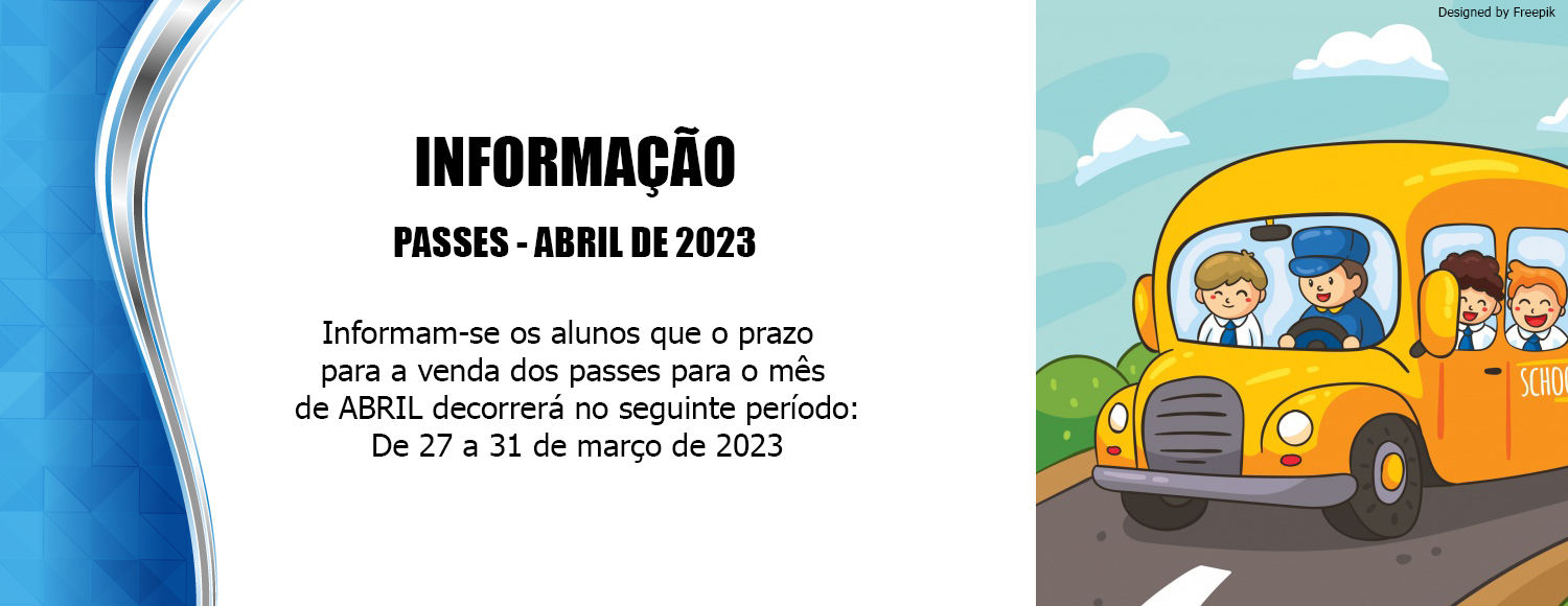 Informação - Passes - abril 2023