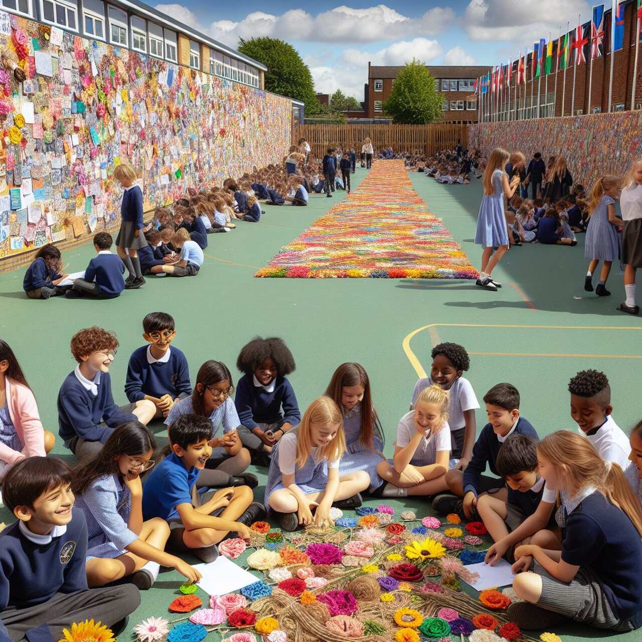Festa da Flor na nossa escola